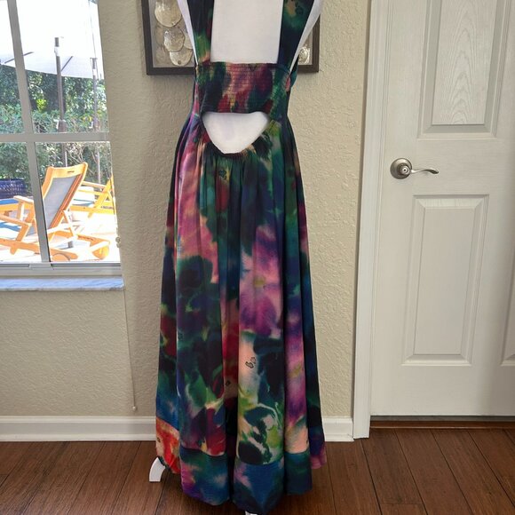 Anthropologie watercolor Maxi Dress - Picture 7 of 9